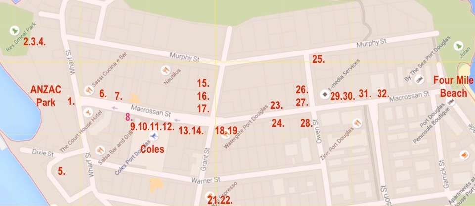 Macrossan Street Map